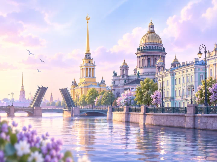 Панорама города Санкт-Петербург