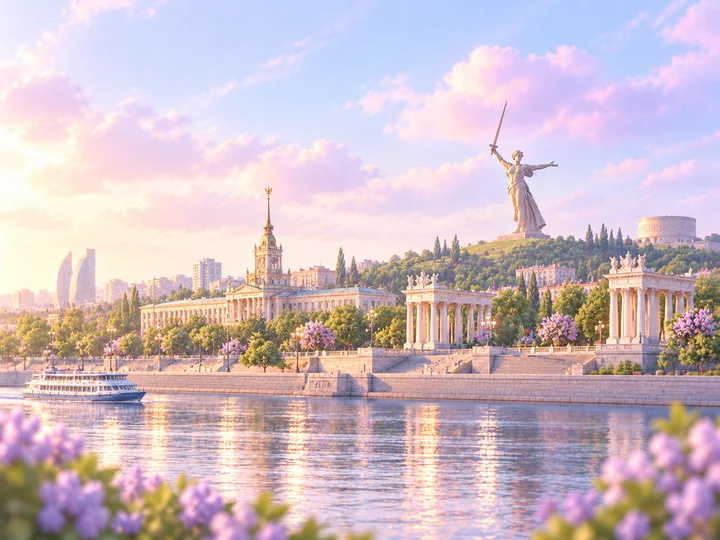 Панорама города Волгоград