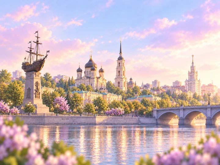 Панорама города Воронеж