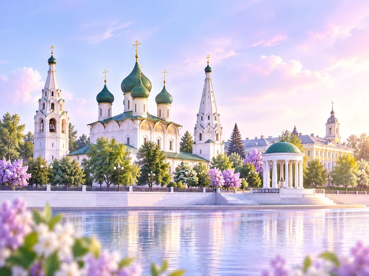 Панорама города Ярославль