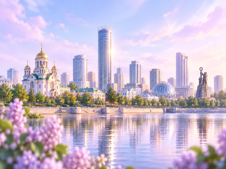 Панорама города Екатеринбург